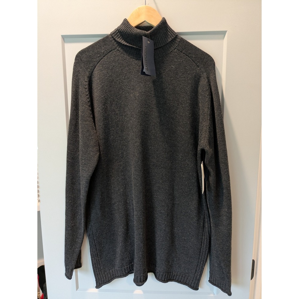 NWT Nonnative Hiker Turtleneck Sweater W/C Yarn Mens Charcoal Knitwear‎ (Read)